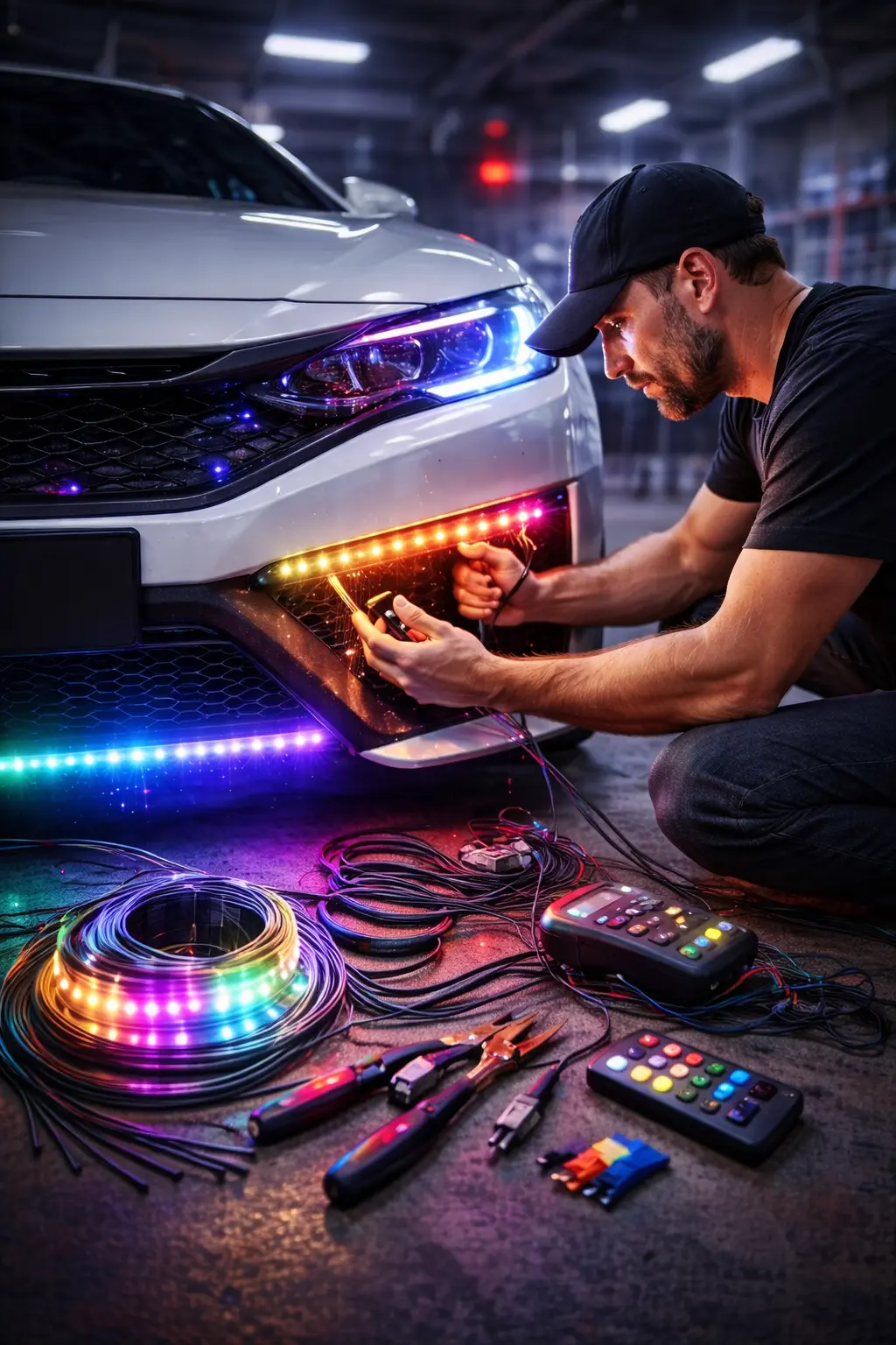 LED Light Installation